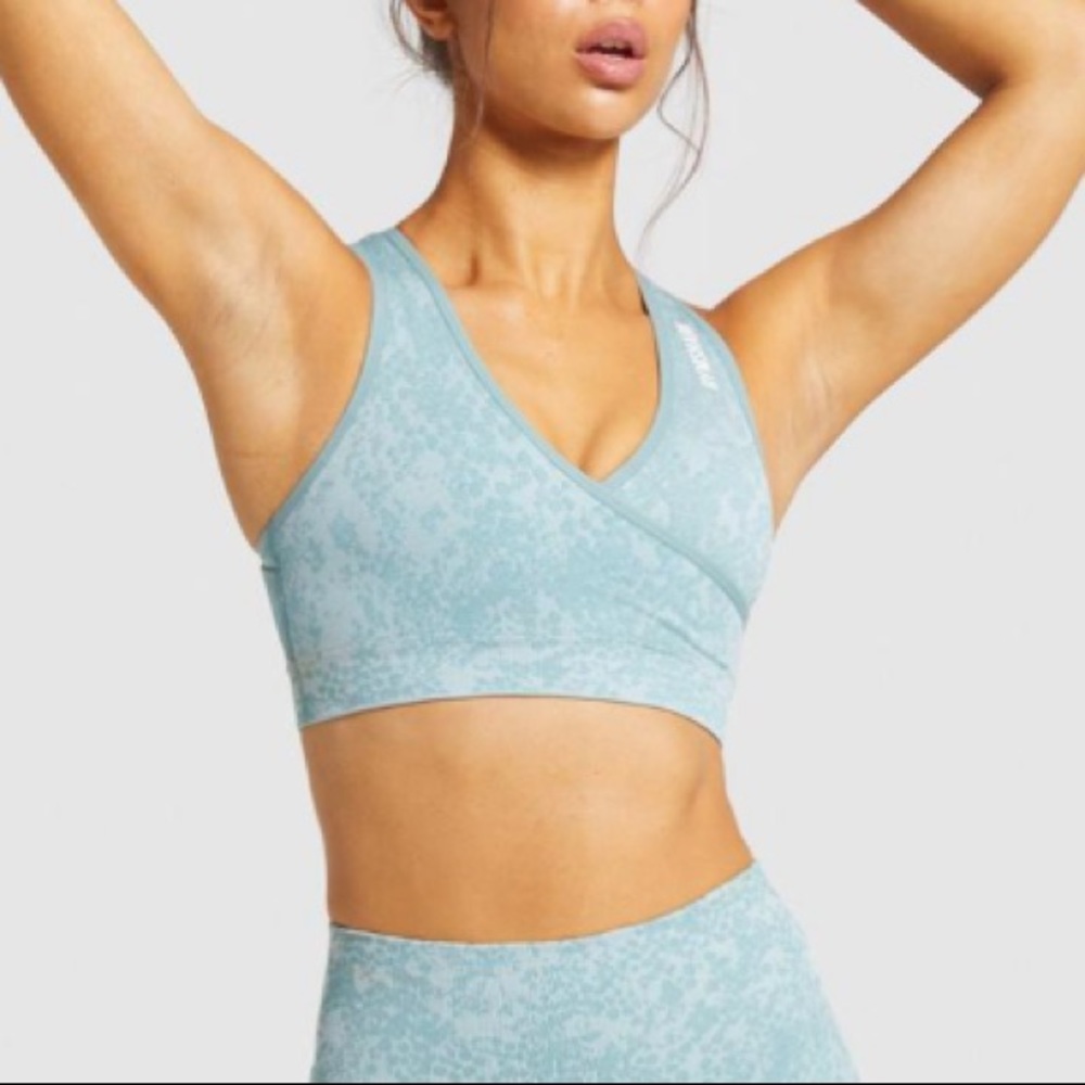 Gymshark NWT Adapt Pattern Seamless Sports Bra